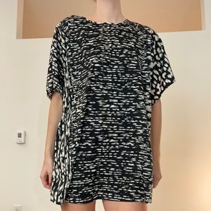 Print mini dress